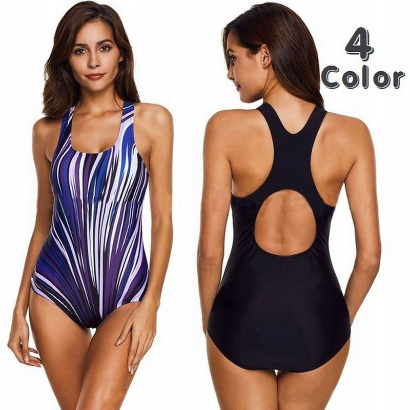 水着 ワンピース レディース カップ付き スイムウェア スイムウエア 夏 競泳 スイミング プール 海水浴 ビーチ 水遊び ストライプ おしゃれ 女性 通販 Lineポイント最大0 5 Get Lineショッピング