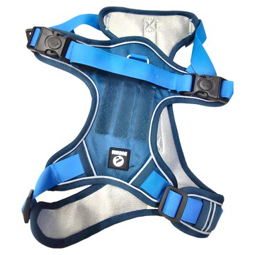 Wow Wow H型反光胸背帶-517款 (湖藍)  L  1個