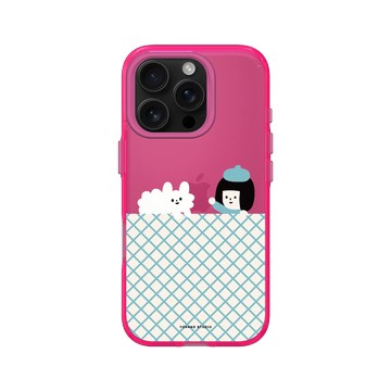 iPhone 16 Pro Clear 粉漾桃 - 右手超人 - 晚安