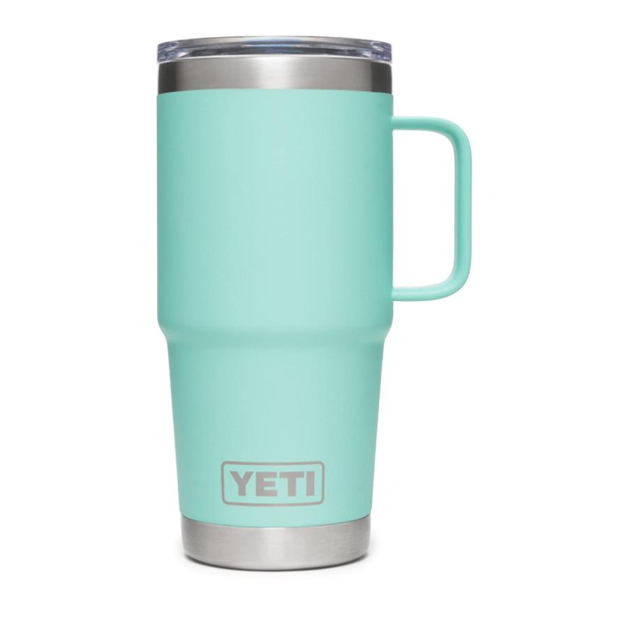 YETI Rambler 20オンス トラベルマグ ストロングホールド蓋付き 真空断熱 ステンレス製、シーフォーム