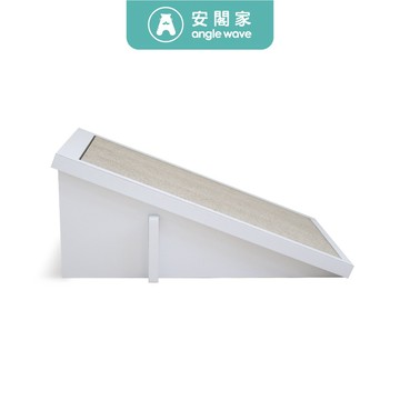 【安閣家】斜坡貓抓板 (清新白)_贈送木天蓼 / 超耐抓 / 不易掉屑 / 台灣製造