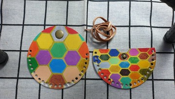YF171 手工文創_DIY 皮革材料包/零錢包/小物包