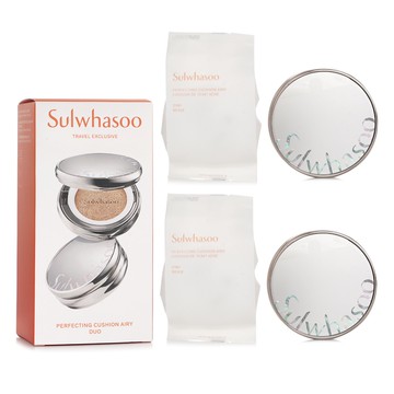 雪花秀 Sulwhasoo - 完美無瑕氣墊粉底 Airy SPF50 (雙件組)