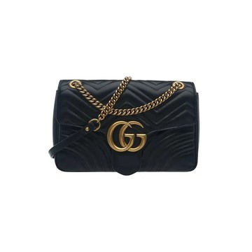 GUCCI 443496 GG MARMONT MATELASSÉ 皮革肩背包斜背包 / 中號