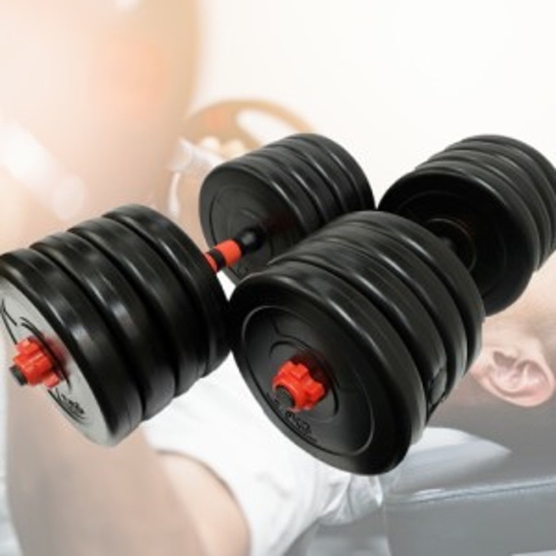 <お家でトレーニング>可変式ダンベル２４ｋｇ２個セット 専用グローブM付き お家でトレーニング>可変式ダンベル24kg2個セット 専用
