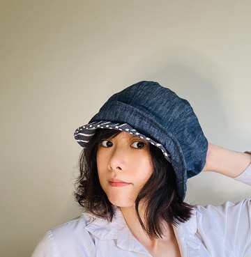 雙層帽簷報童帽和森林動物們