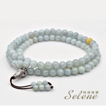 鑫運來 ◎吉祥翡翠108顆念珠(A貨翡翠)