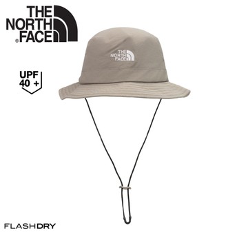 【The North Face 漁夫帽《石板灰》】8EPY/戶外遮陽帽/機能帽/防潑水/遮陽防曬/戶外休閒/日常穿搭