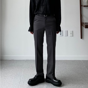 正韓休閒高腰直筒闊腿褲 6色 YUPPIE 預購商品 0117