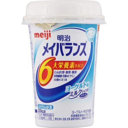 明治 メメイバランスミニ カップ ヨーグルト味(125mL)×12個セット