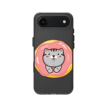 iPhone Air Clear (相機按鈕) 酷墨灰 - VITA VITA．塔仔是隻貓 - 再吃一口胖嘟嘟