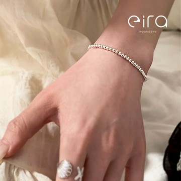 Eira Accessory 2mm銀珠手鍊‧925純銀手鍊‧彈性 珠鍊 百搭 手鍊 手飾 送禮 CSL0013A