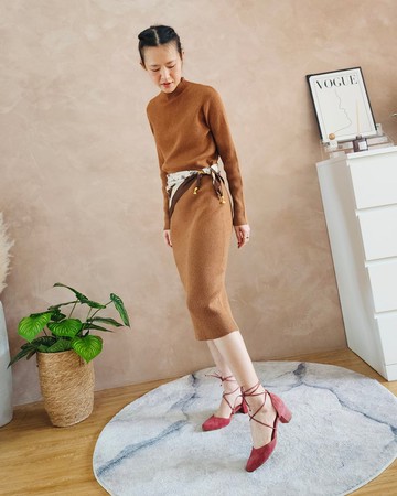 針織連身洋裝【日本古董衣】永續是最奢華的精品