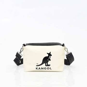 【KANGOL】皮製小側包-6255171501