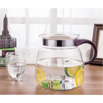 金美萊耐熱玻璃茶壺耐高溫防爆泡茶壺冷水壺花茶壺煮茶直火加熱