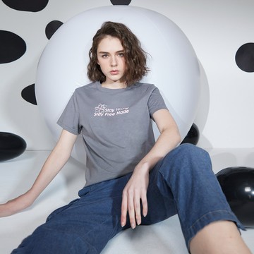 MADE.純棉stay印花短袖上衣(3色)