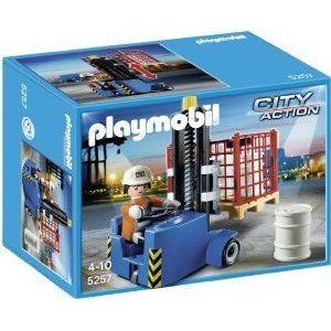 PLAYMOBIL (プレイモービル) Forklift プレイセット ブロック おもちゃ