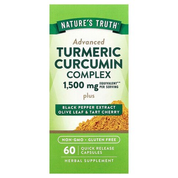 Nature's Truth, 姜黃素複合物，60 粒速釋膠囊