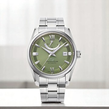 ORIENT STAR 東方之星 CLASSIC系列 動力儲存 機械錶 鋼帶款 手錶 藍寶石-RE-AU0107E