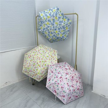 日本新款wp聯名遮陽傘黑膠防曬傘三折防紫外線太陽傘超輕晴雨兩用