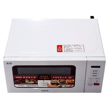 SAMPO 聲寶 微電腦微波爐 轉盤式 11.9kg 20L  RE-J204TM