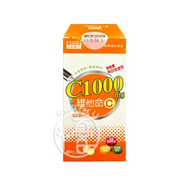 日本味王 維他命C口含錠 60粒/盒【i -優】