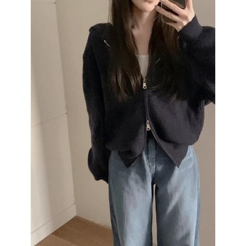 Codibook｜韓國 henique 蒙托兩用連帽外套 - 5色可選［預購］拉鍊外套 女裝