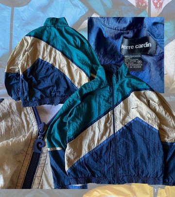 --兩光師選物--皮爾卡登拼接防風外套