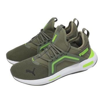 Puma 慢跑鞋 Softride Enzo 5 男鞋 綠 白 緩衝 支撐 運動鞋 311098-05