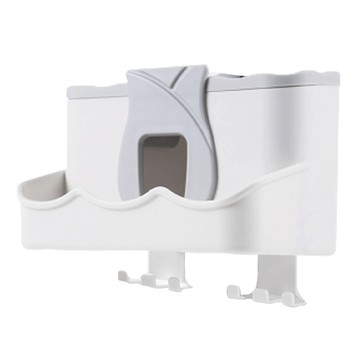 VITAHALO 牙刷置物架 Set 附漱口杯*2  白色  1個