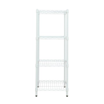 【dayneeds】輕型45x45x120公分四層烤白波浪架