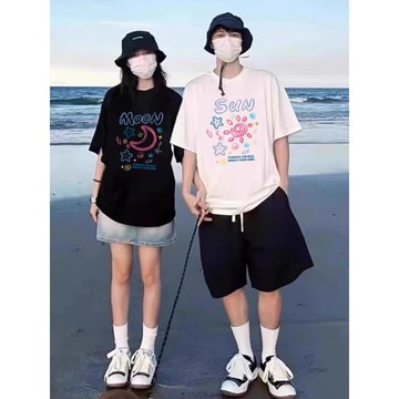🚀隔日到貨🚀短t夏季圓領T春夏新品可愛2026新款韓系上衣大碼短袖百搭情侶衣Tee休閒寬鬆圓領男女同款短袖夏季潮流百搭