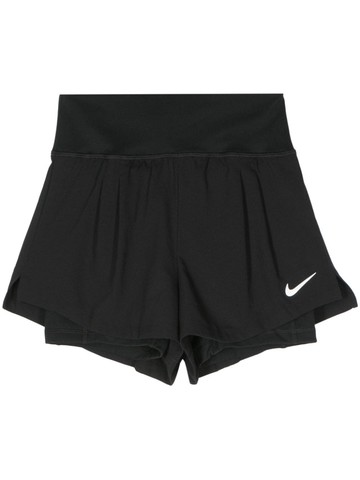 Nike - layered Dri-FIT tennis shorts - women - Polyester/Polyester/Elastane - XS - Black