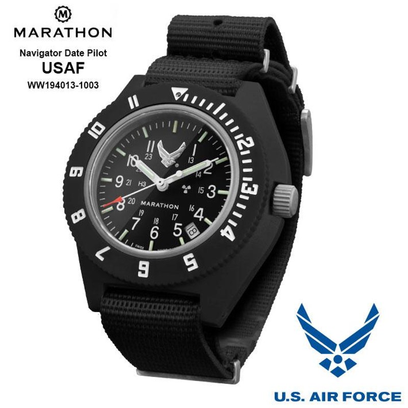 時計 腕時計 ミリタリーウォッチ アメリカ軍 MARATHON Navigator Date