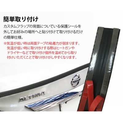 訳アリ特価 車用 カスタムフラップスポイラー 汎用 1450mm A-Type