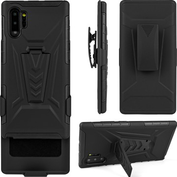 適用于三星Galaxy Note 10+ 20 Ultra腰夾手機殼防摔帶支架保護套
