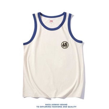 悟 孫悟空 國潮復古懷舊夏季簡約純棉背心青少年學生小眾寬松吊帶