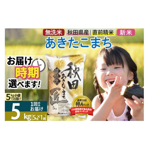 ふるさと納税 秋田県 仙北市 ＜新米＞秋田県産 あきたこまち 5kg (5kg×1袋) 令和5年産 発送時期が選べる お米