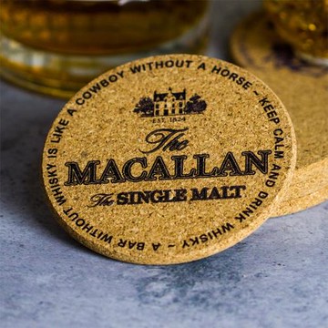 小眾威士忌軟木杯墊 艾雷島Islay艾萊蘇格蘭威士忌阿貝麥卡倫杯墊