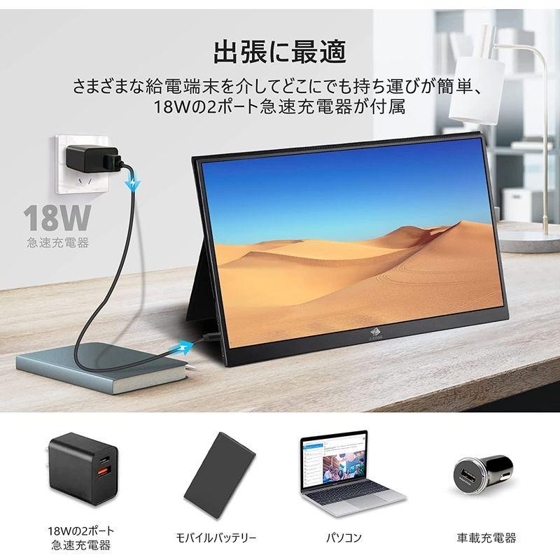 モバイルモニター モバイルディスプレイ 15.6インチ 非光沢IPS液晶