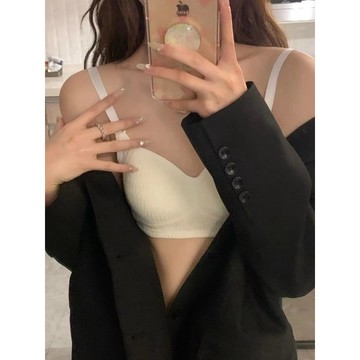 DUYI~夢詩 【小熊bi備】內衣女聚攏小胸學生少女無鋼圈甜美無痕薄款大胸顯小