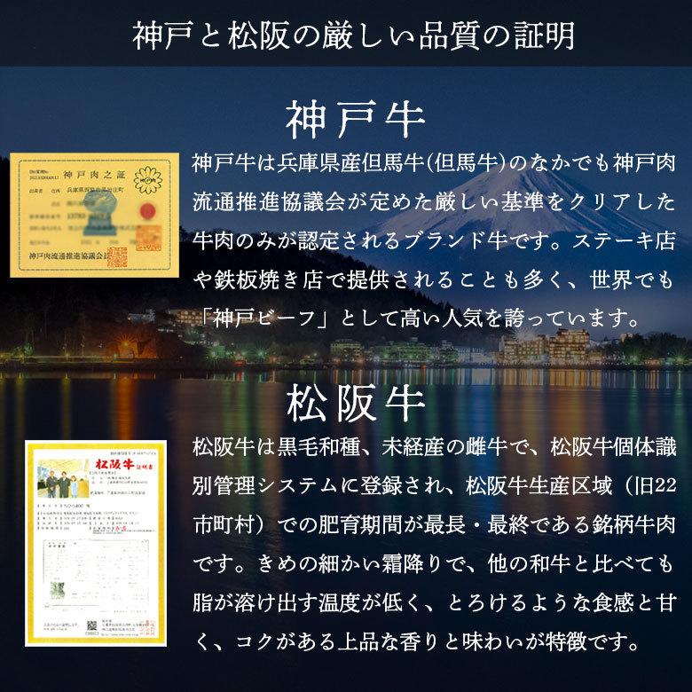 神戸牛 松阪牛 A5 A4 食べ比べ お取り寄せ すき焼き 牛 牛肉 和牛 国産牛 国産 お肉 肉 赤身 冷凍 ギフト バラ モモ 計 400g