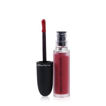 MAC MAC Powder Kiss 唇釉 - # 988 A Little Tamed 5ml/0.17oz-唇膏/口紅