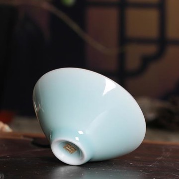 青瓷主人杯個人單杯弟窯龍泉陶瓷品茗杯手工功夫茶具普洱茶杯子盞