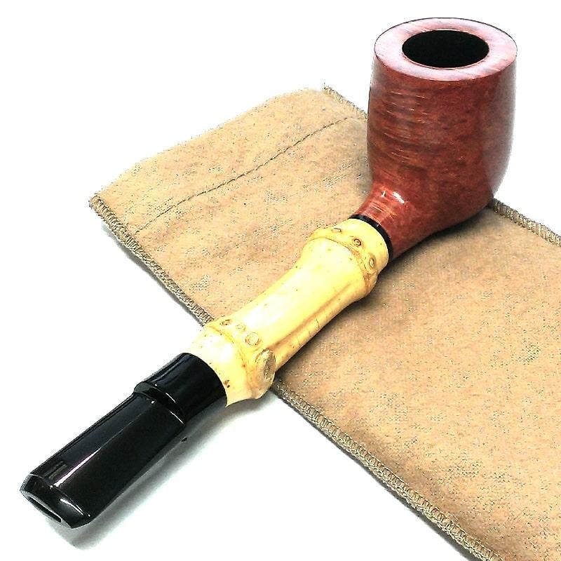 パイプ 喫煙具 TSUGE バンブー ストレート スムース 根竹 ツゲ 柘