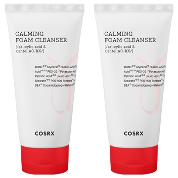 COSRX 台灣公司貨 AC Collection 舒緩泡沫洗面乳 水楊酸和積雪草  150ml  2條