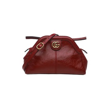 GUCCI 524620 RE(BELLE) 老虎裝飾雙面斜背包手拿包