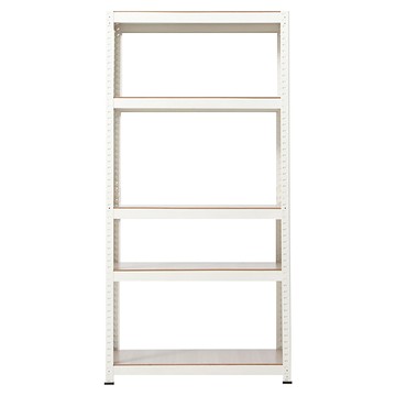 comet 免螺絲角鋼置物收納架  80 x 40 x 180cm  白色  5層