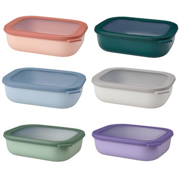 荷蘭 Mepal 方形密封保鮮盒2L(淺)-共10色