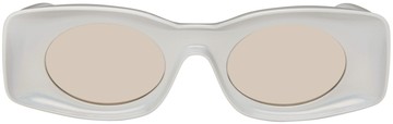 LOEWE 白色 Paula's Original 太阳镜